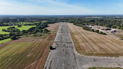 Runway and hangar area - October 2023